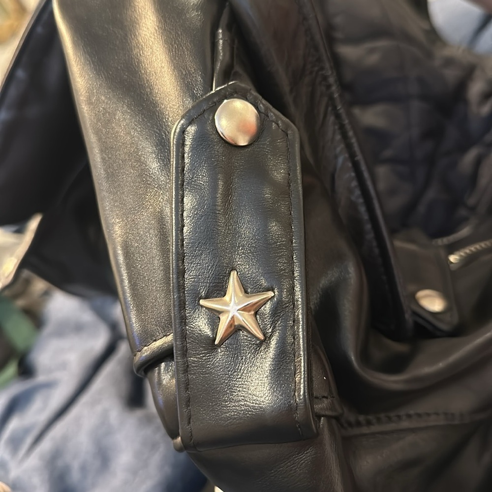 Schott NYC Black Leather Biker Jacket - Picture 6 of 6
